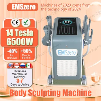 EMSZERO RF EMS машина за скулптуриране на тяло 6500W 4 бр. Nova с подложки за стимулиране на таза по избор електромагнитно отслабване Emsslim Neo