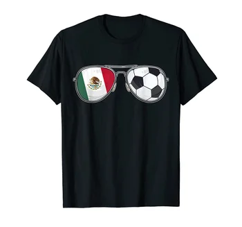 Dabbing Куче Еднорог Мексико животно Футбол 100% памук Флаг Тениски Фенове Джърси Мъже Жени Тениска Тениски За душ Сантус Фенове Подарък