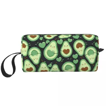Сладка авокадо плодова козметична чанта за жени грим чанти пътуване цип тоалетна чанта организатор торбичка