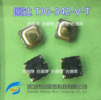 Taiwan Yuanda Dip Original TJG-542-V-T / R Patch 6 Touch Switch 5 * 5 * 1.5 Бутон 4 фута