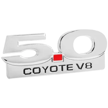 5.0 Coyote V8 емблема за 11-14 Ford Mustang F150 F250 F350 хром странично тяло калник емблеми стикер стикер табелка