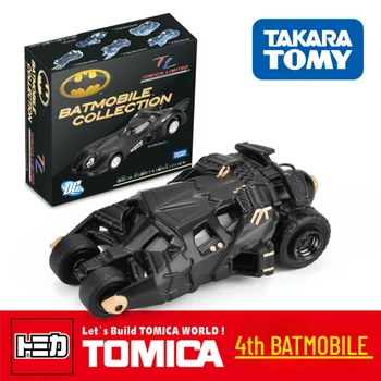 Takara Tomy Tomica Scale Batman Car Model Batmobile Pod Bike Christmas Halloween Gift Kids Room Decor Toys for Baby Boys Girls
