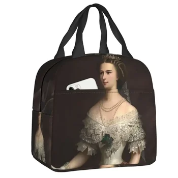 императрица Сиси Елизабет Австрийска Топлоизолирани чанти за обяд Франц Ръс По-младият преносим контейнер за обяд за съхранение на храна