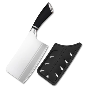 Zemen 7 инчов зеленчуков нож за рязане на месо от неръждаема стомана ножове с капак месар сатър китайски кухненски готвач нож