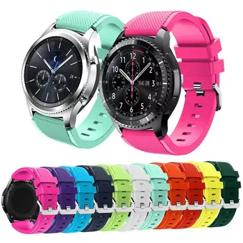 Twill 20mm Каишка за часовник за Samsung Galaxy Watch 4/4 Classic/5/5 pro/3/active 2/s3/s2 Силиконова гривна galaxy watch 4 каишка