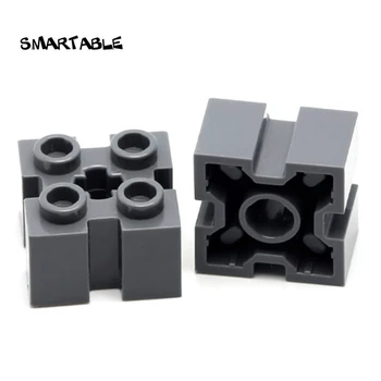 Smartable Brick Special 2x2 с отвор за ос с жлеб в 4 страни строителни блокове Части Играчки за деца Съвместим 90258 30pcs / партида