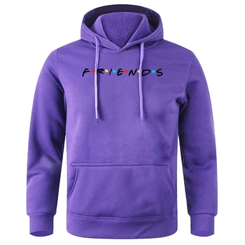 Sitcom Movie Friends Printing Hoodies Men Fashion Novelty Hooded Basic Classic Tracksuit Oversized Loose Hooded Shirt Clothes