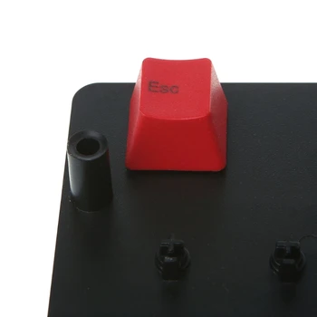 E9LB PBT Keycap OEM червен цвят Keycap за механична клавиатура Dye Sub