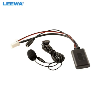 LEEWA Car Aux-in безжичен Bluetooth адаптер модул аудио радио приемник с микрофон за Teana Tiida Murano X-Xrail Aux кабел