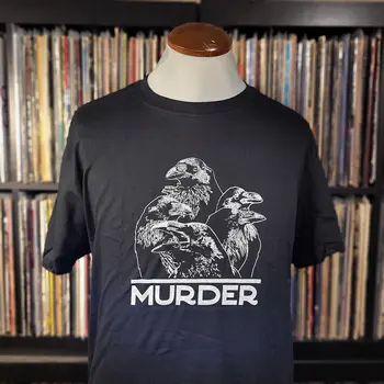 Убийство на врани Призрачно изкуство Ръчно изработена готическа риза Witchy