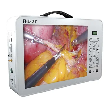 4 в 1 преносим Full HD ендоскопски блок хирургически 21 инчов медицински ендоскоп камера система с LED източник на светлина лапароскопски