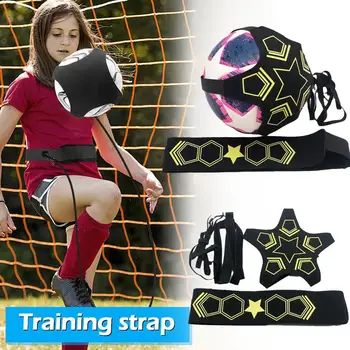 Футболна тренировъчна лента Bumping чанта за спомагателно обучение на деца Футболно тренировъчно оборудване Блъскащ колан Футболен достъп N1a7