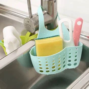Drain инструмент за съхранение Кухненска мивка гъба притежателя баня висящи цедка организатор кухненско приспособление Начало съхранение багажник канализация кошница