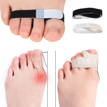 Fingers Toe Separator Bandage Splint Straightener Tape Hallux Valgus Foot Care Pedicure Corrector Splint Adjuster Protector