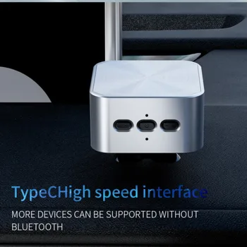 Мини аудио кутия Humbird високоговорител Черна технология костна проводимост TWS стерео Bluetooth резонанс аудио безжичен творчески преносим