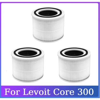 3PCS Hepa филтър за Levoit пречиствател на въздуха Core 300 Levoit активен въглен филтър ядро 300 пречиствател на въздуха филтър ядро 300
