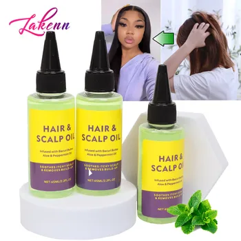Good Smell Mint Scalp & Hair Oil Nourishing Treatment For Split Ends And Dry Scalp Oil Calming Itch Hair Soft Oil Етерични масла
