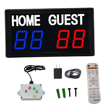 Digital Scoreboard Mini Electronic Scoreboard for Basketball Indoor Football