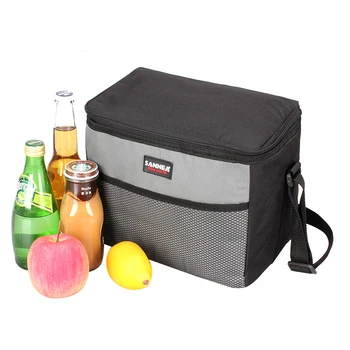 9.5L преносими пикник термични чанти за обяд за жени деца мъже храна прясна изолация охладител кутия Оксфорд организатор рамо чанта 644