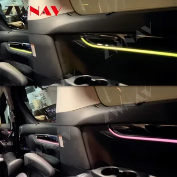 За Toyota Alphard VELLFIRE LM300 цвят Led околната светлина украсяват врата с централен контрол кола атмосфера светлина Auto