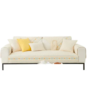Бохемия стил диван покритие за хол без хлъзгане памук диван възглавница кърпа универсален за всички сезони диван кърпа дома декор
