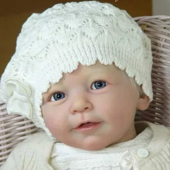 17 инча Прероден комплект за кукли за бебета Лиза Бебе Винил Празни форми Небоядисани Несглобени кукли Части Направи си сам комплект bebê Reborn
