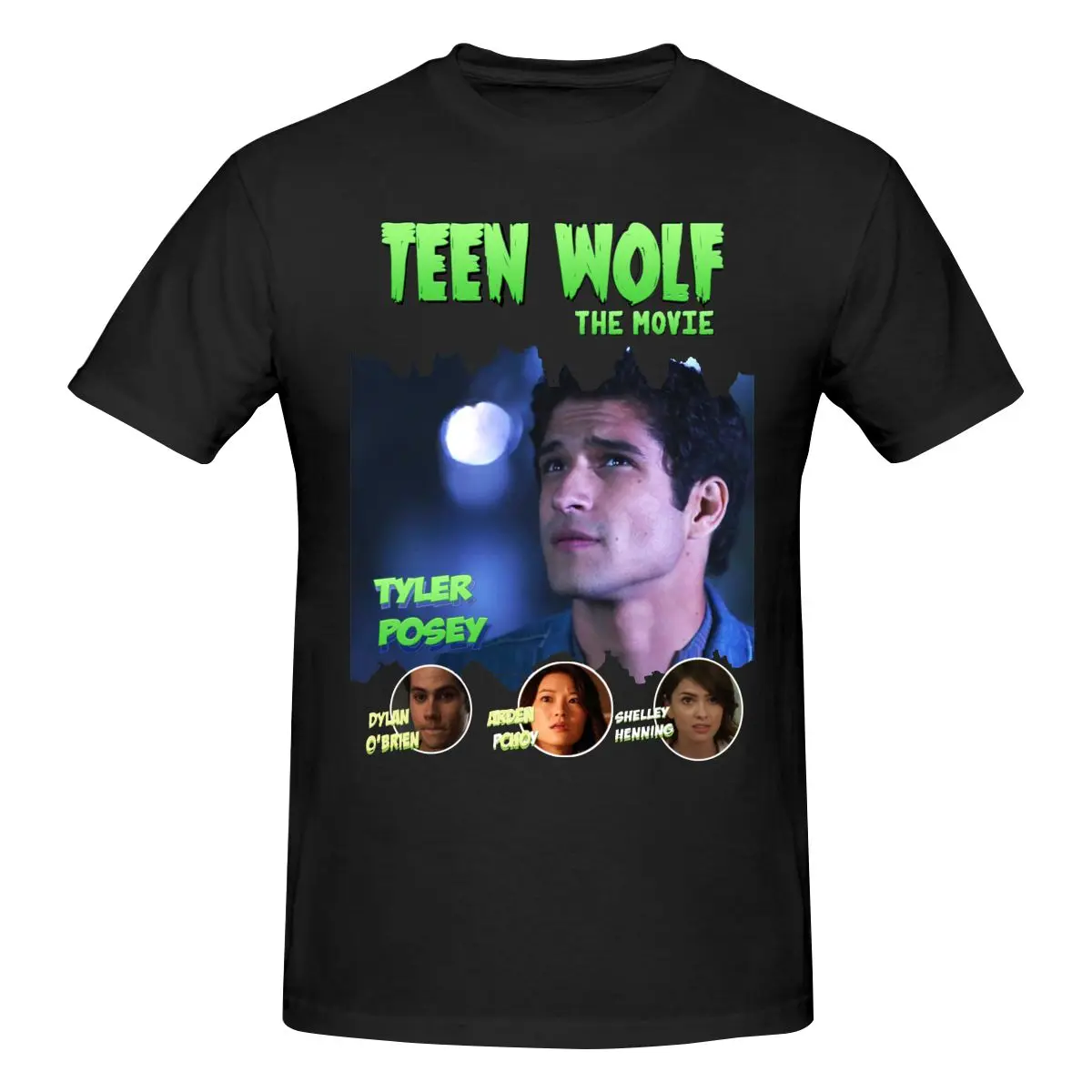 Teen Wolf Old Comic Scott T Shirt O-neck Cotton Custom Short Sleeve Men Tshirt