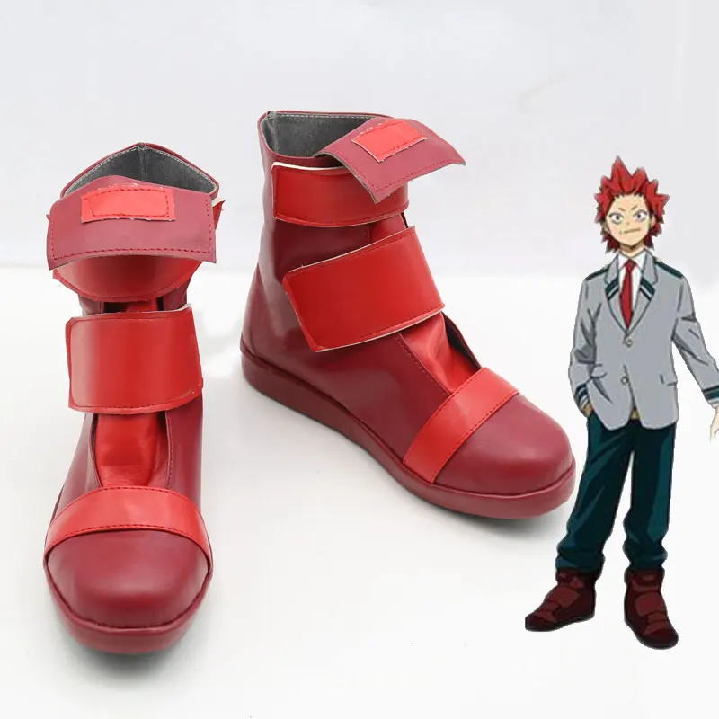 Аниме Boku no Hero Academia Ботуши Kirishima Eijirou Cosplay Моите обувки по поръчка